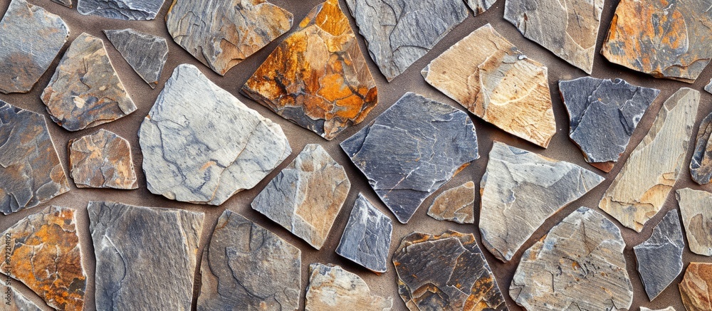 Poster free stone tile pattern background with copy space image for product or advertising design