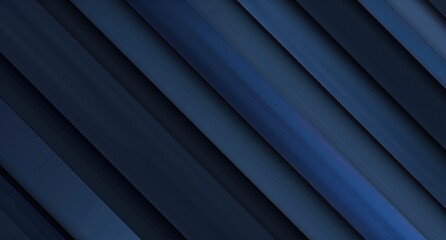 Obraz premium Abstract Diagonal Lines in Deep Blue Hues