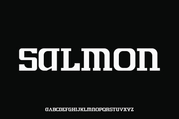 Display alphabet font vector design suitable for headline, logo, magazine and many more