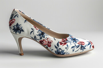 Obraz premium modern ladies shoes mockup with beautiful background generated by AI