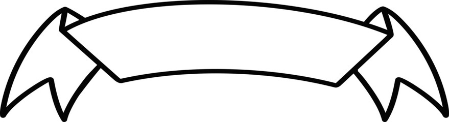 Handdrawn Ribbon Banner