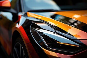 Abstract Harmony A Stylized Journey in the Modern Representation of Cars with Ge, generative IA