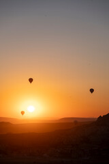 Hot air balloons