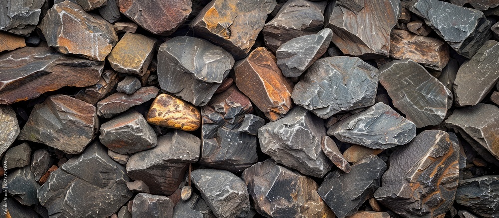 Aufkleber Background with stones or rocks creating a rough texture suitable for copy space image