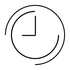 Time Clocks Icon Vector Illustration