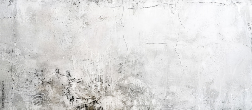 Poster aged white and gray concrete texture perfect as a background with copy space for graphic design