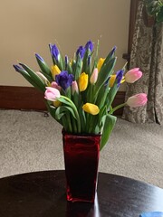 Sping tulip bouquet