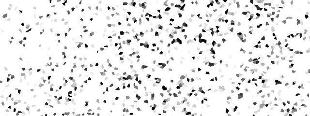 Abstract design with white terrazzo flooring texture polished stone on old surface. Sandstone small have mixed sand tile background. Light gray and white mosaic seamless pattern.