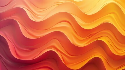 Wavy lines in shades of orange and yellow