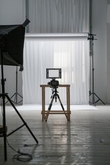 Camera Setup in a Photography Studio
