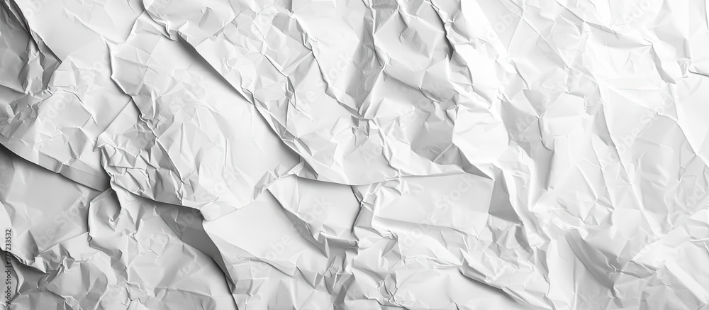 Poster A crumpled piece of paper serving as a backdrop for the copy space image