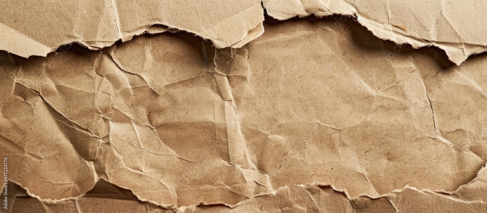 Poster Textural cardboard paper background with ample copy space image for creative design