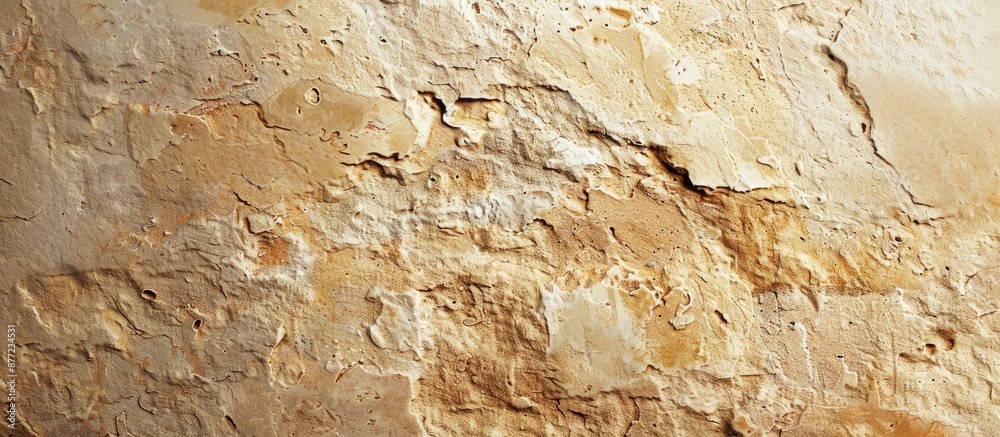 Leinwandbilder Beige limestone texture with clear space for images. with copy space image. Place for adding text or design