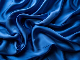 Obraz premium Exploring the Elegance and Fluidity of Silk Textures in Modern Design