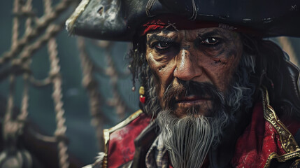 International Pirate Imitation Day.harsh pirates. A formidable pirate. The pirate ship