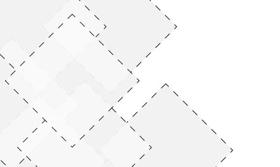 Vector abstract geometric square white graphic design banner pattern background.
White and grey monochrome vector background. Design for brochure, website, flyer, wallpaper, certificate, presentation.