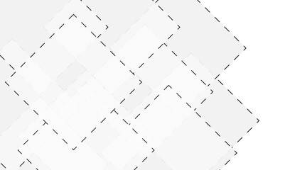 Vector abstract geometric square white graphic design banner pattern background.
White and grey monochrome vector background. Design for brochure, website, flyer, wallpaper, certificate, presentation.