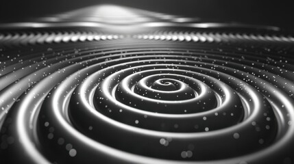 Fototapeta premium Hypnotic Trippy Spiral: An Optical Illusion that Twirls