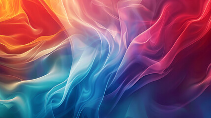 Obraz premium abstract colorful smoke on a black background, Abstract background ,abstract background with smooth wavy lines in blue and pink colors