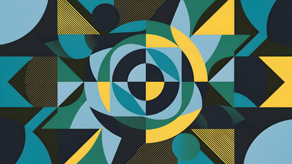 Fototapeta premium Energetic Display A Burst of Color and Design