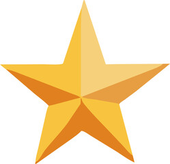 gold star isolated