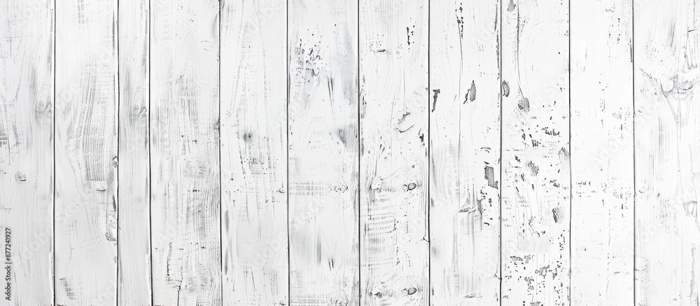 Poster White lacquered boards with visible grain serve as a textured whiteboard background with copy space image from a bird s eye view