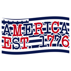 america est. 1776
