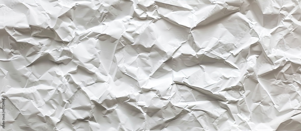 Poster A crumpled piece of paper serving as a backdrop for the copy space image