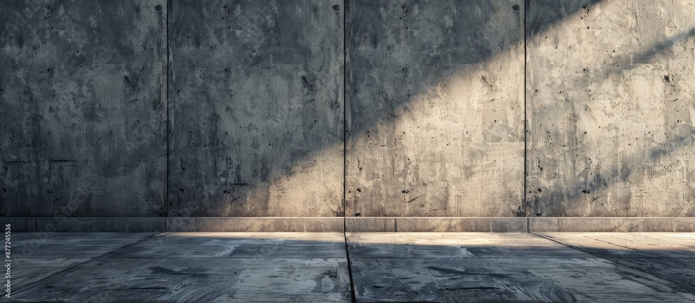 Aufkleber A concrete background with light and shadow effects ideal for displaying products in presentations and cover banner designs with copy space image