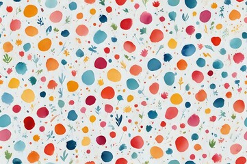 Colorful Polka Dot Pattern