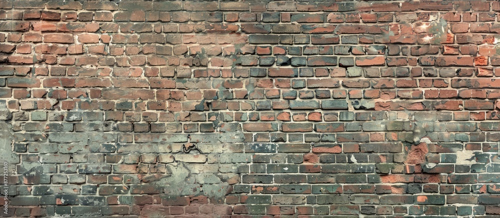 Poster old brick wall offering a textured background with copy space image