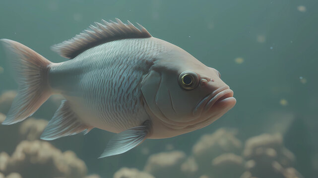 poissonier, regardant la cam&eacute;ra
