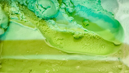 Ice cream in the shop