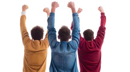 Fototapeta premium Empowerment and Success Concept with Woman Raising Hands