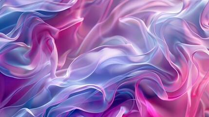 Obraz premium A purple and blue fabric with a wave pattern