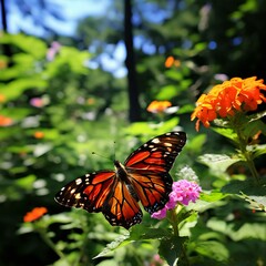 Beautiful flower garden.
