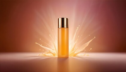 Cylindrical skin care container product	