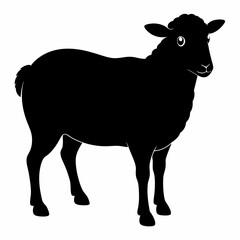 silhouette of a sheep,Sheep vector
