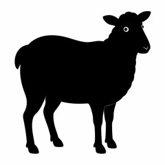 silhouette of a sheep,Sheep vector