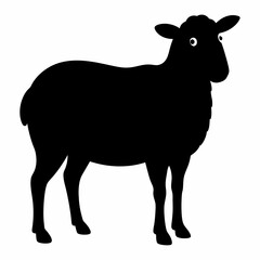 silhouette of a sheep,Sheep vector