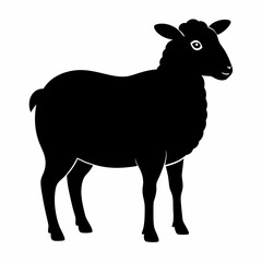silhouette of a sheep,Sheep vector