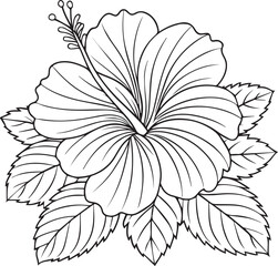 hand drawn flower