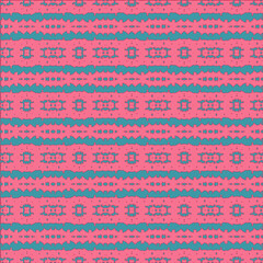 Blue and white watercolor ornament painted with watercolor on paper.