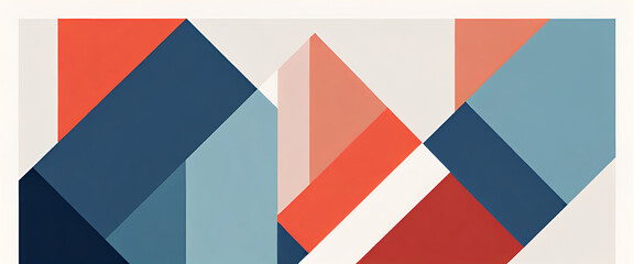 Fototapeta premium illustrazione con elementi geometrici a tema astratto contemporaneo