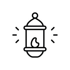 Lantern vector icon