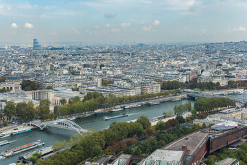 Paris, France - Aerial photography of the city scenery of Paris