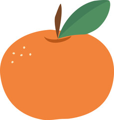 Orange transparent vector