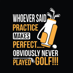 golf text based t shirt