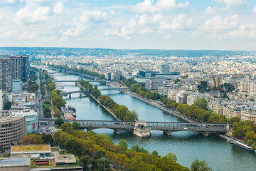Paris, France - Aerial photography of the city scenery of Paris