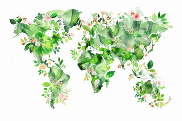 Fototapeta premium world map